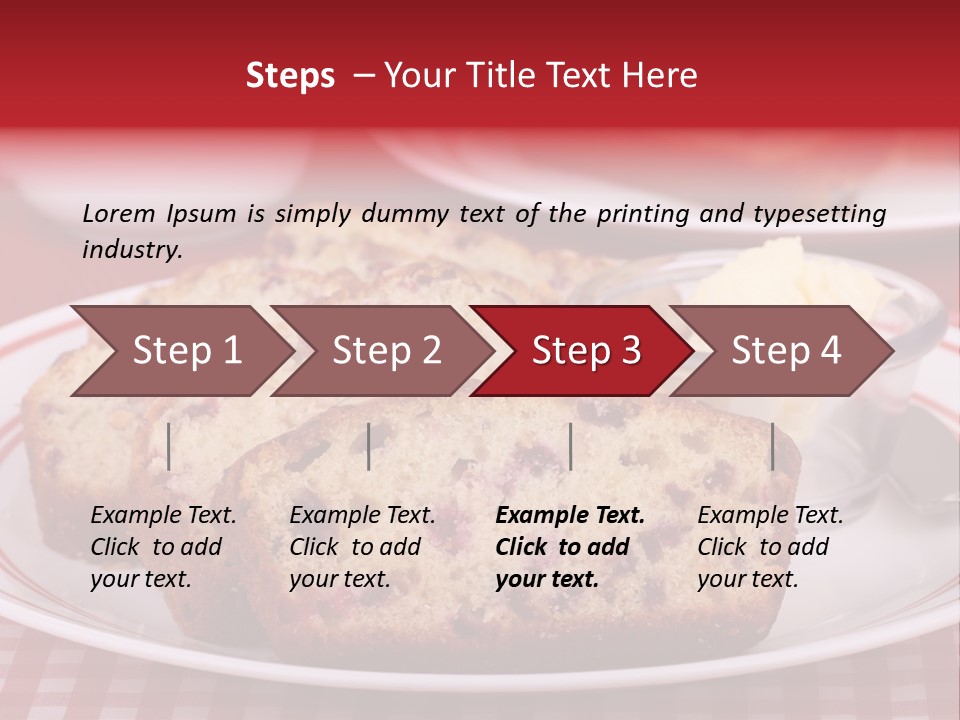 Sweet Plate Snack PowerPoint Template