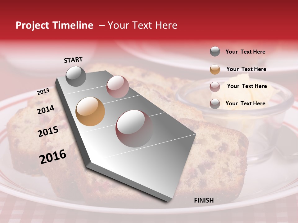 Sweet Plate Snack PowerPoint Template