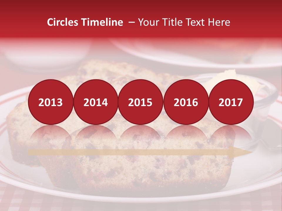 Sweet Plate Snack PowerPoint Template