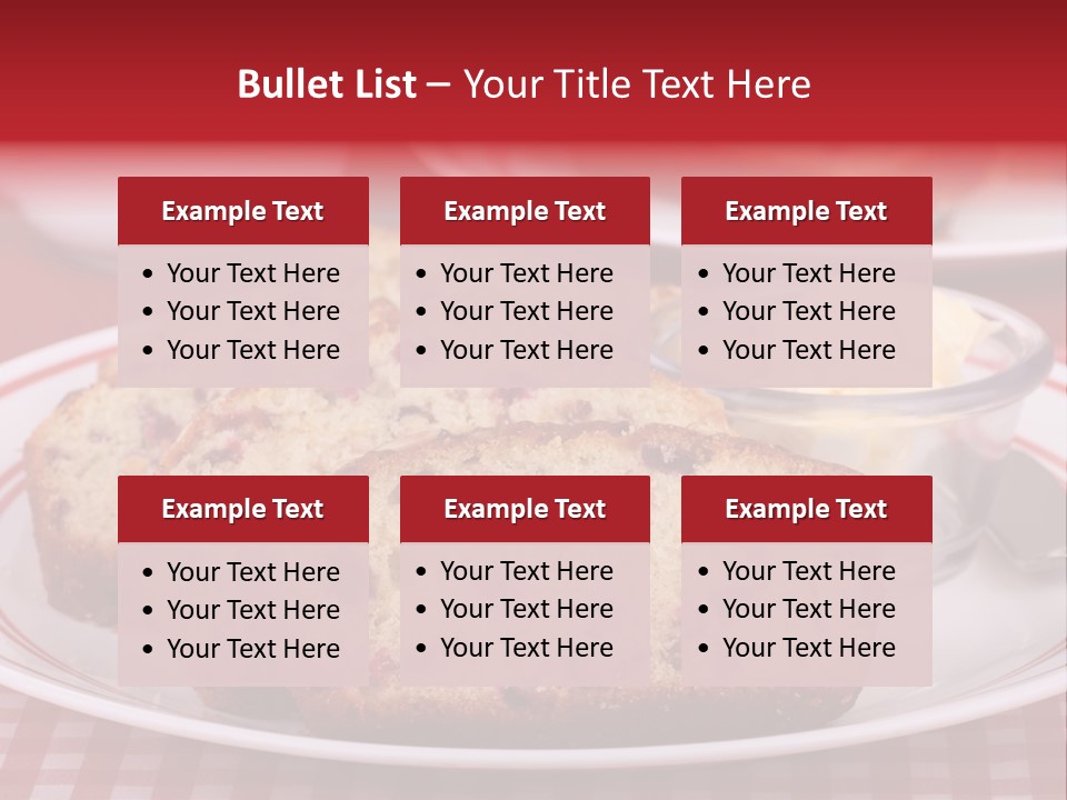 Sweet Plate Snack PowerPoint Template