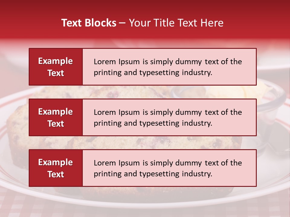 Sweet Plate Snack PowerPoint Template