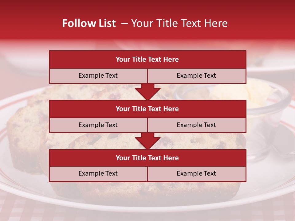 Sweet Plate Snack PowerPoint Template
