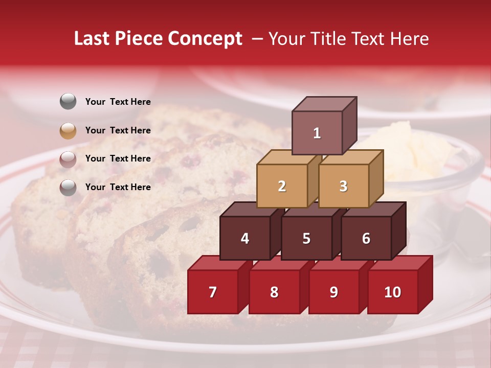 Sweet Plate Snack PowerPoint Template