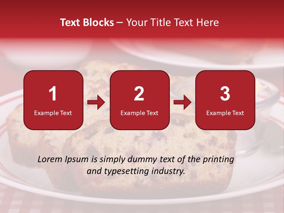 Sweet Plate Snack PowerPoint Template