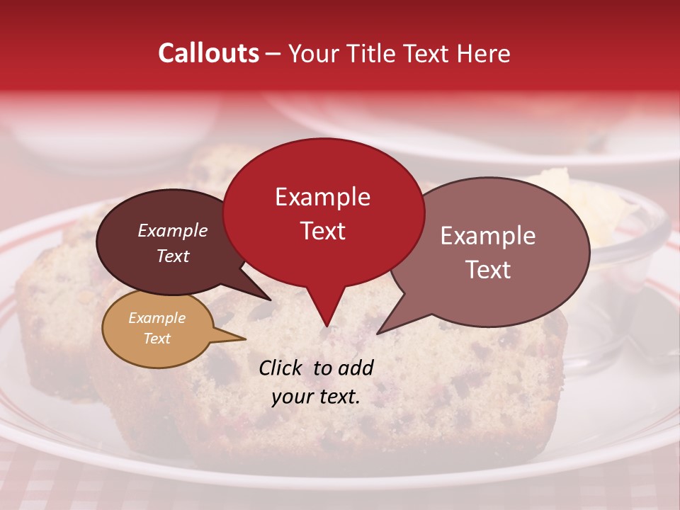 Sweet Plate Snack PowerPoint Template