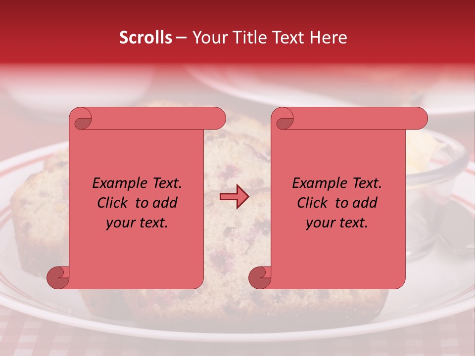 Sweet Plate Snack PowerPoint Template