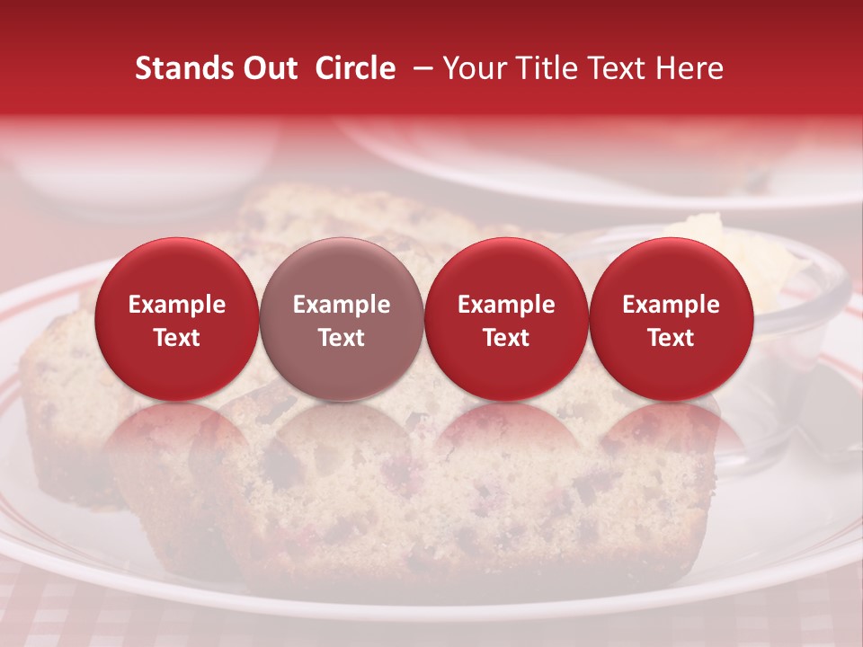 Sweet Plate Snack PowerPoint Template