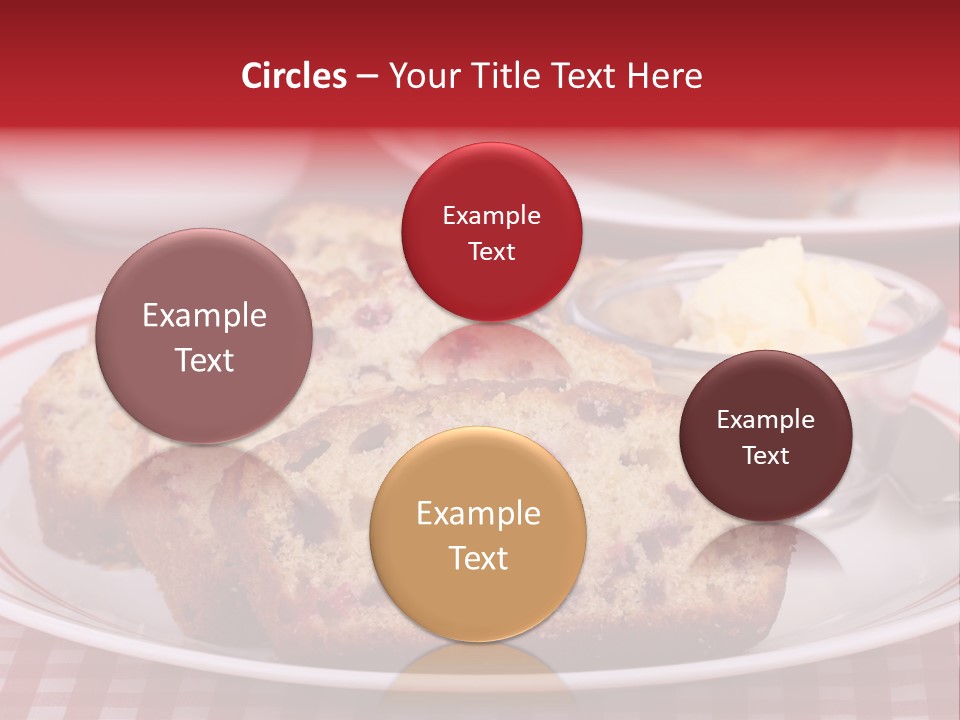 Sweet Plate Snack PowerPoint Template