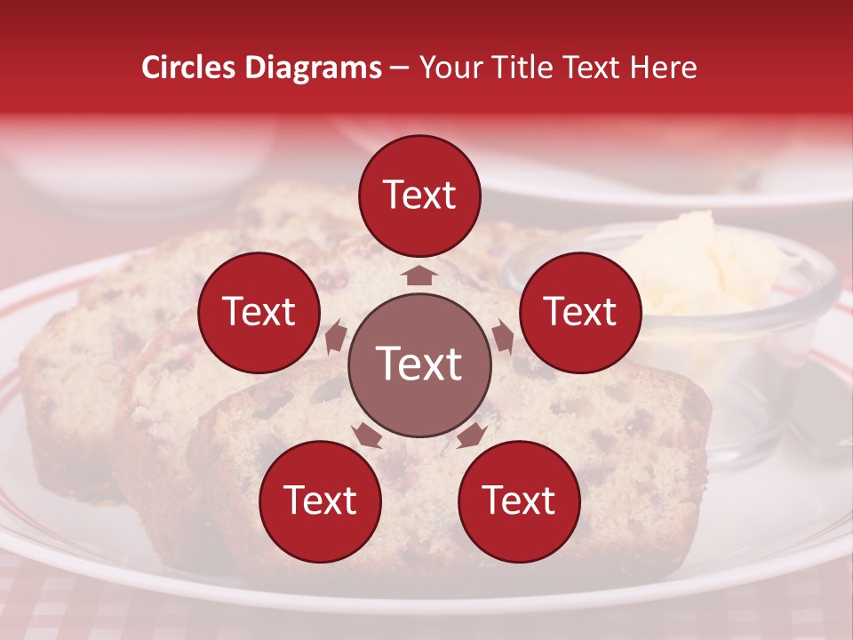 Sweet Plate Snack PowerPoint Template