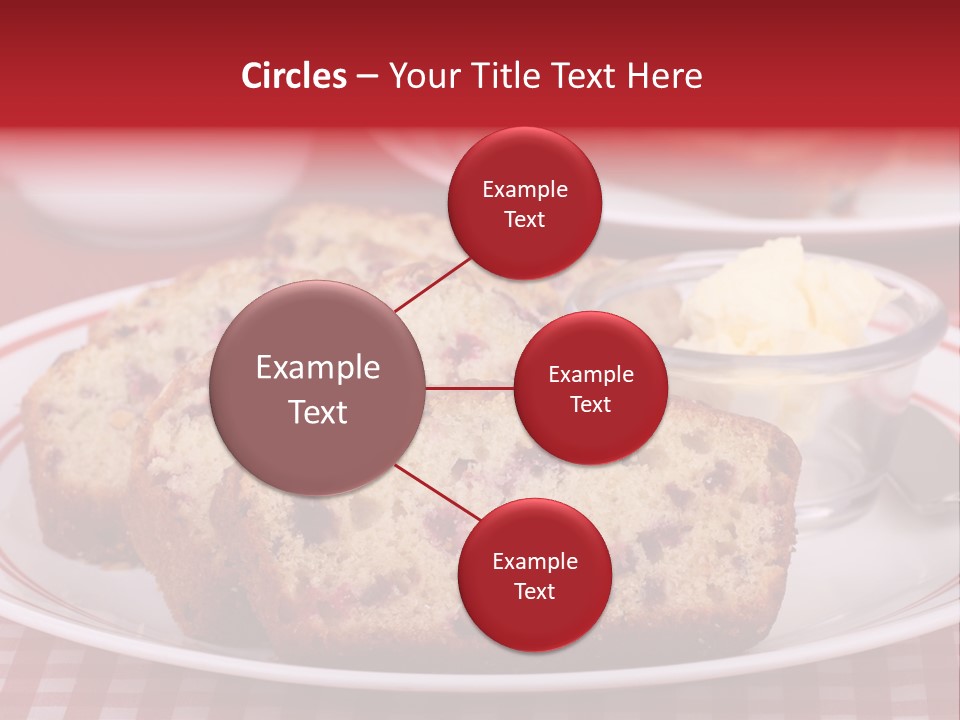 Sweet Plate Snack PowerPoint Template