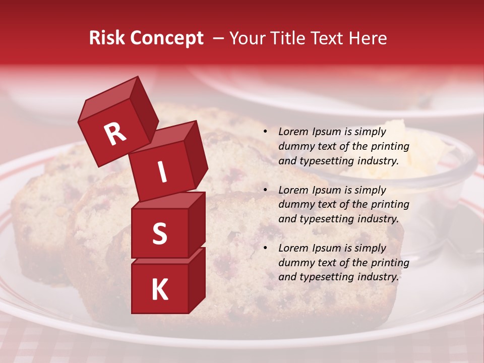 Sweet Plate Snack PowerPoint Template