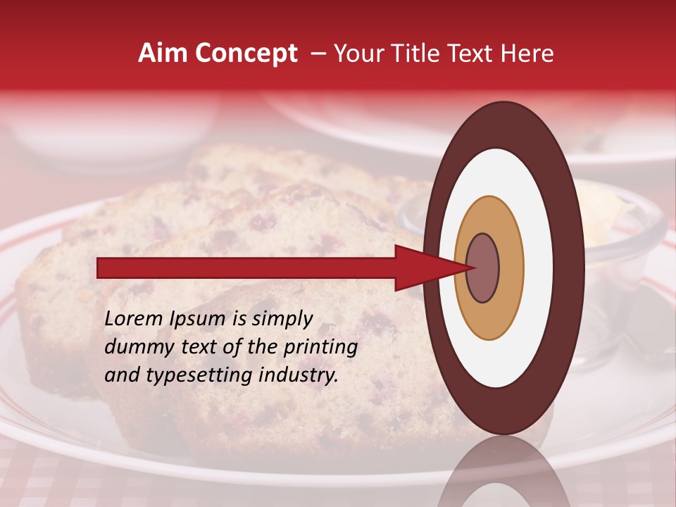 Sweet Plate Snack PowerPoint Template
