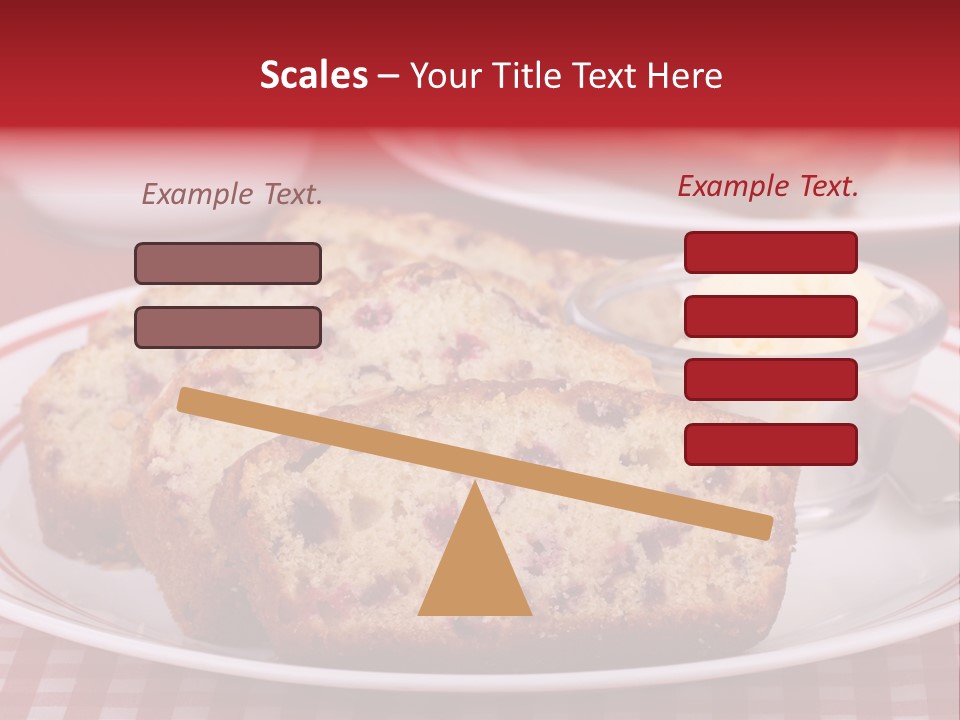 Sweet Plate Snack PowerPoint Template
