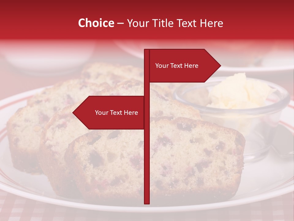 Sweet Plate Snack PowerPoint Template