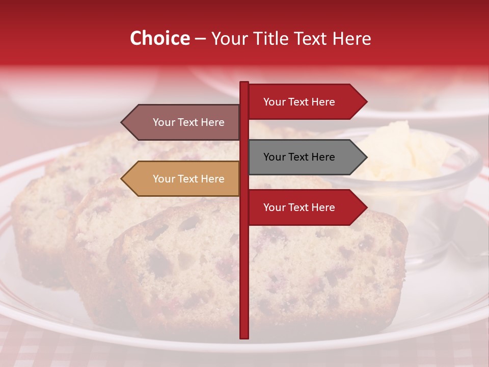 Sweet Plate Snack PowerPoint Template