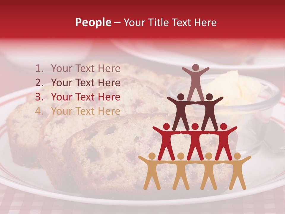 Sweet Plate Snack PowerPoint Template