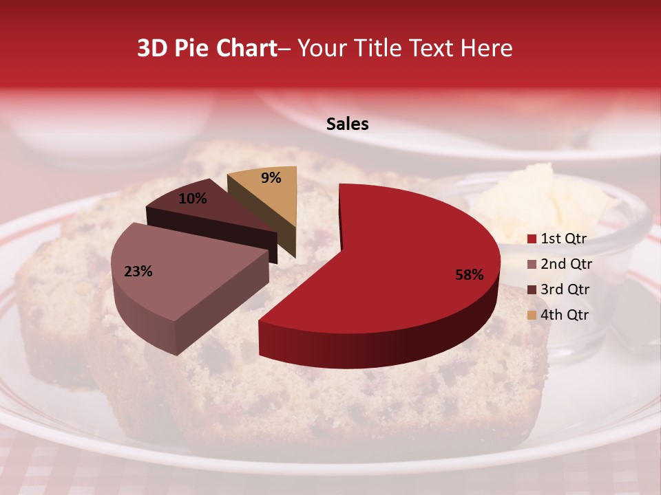 Sweet Plate Snack PowerPoint Template