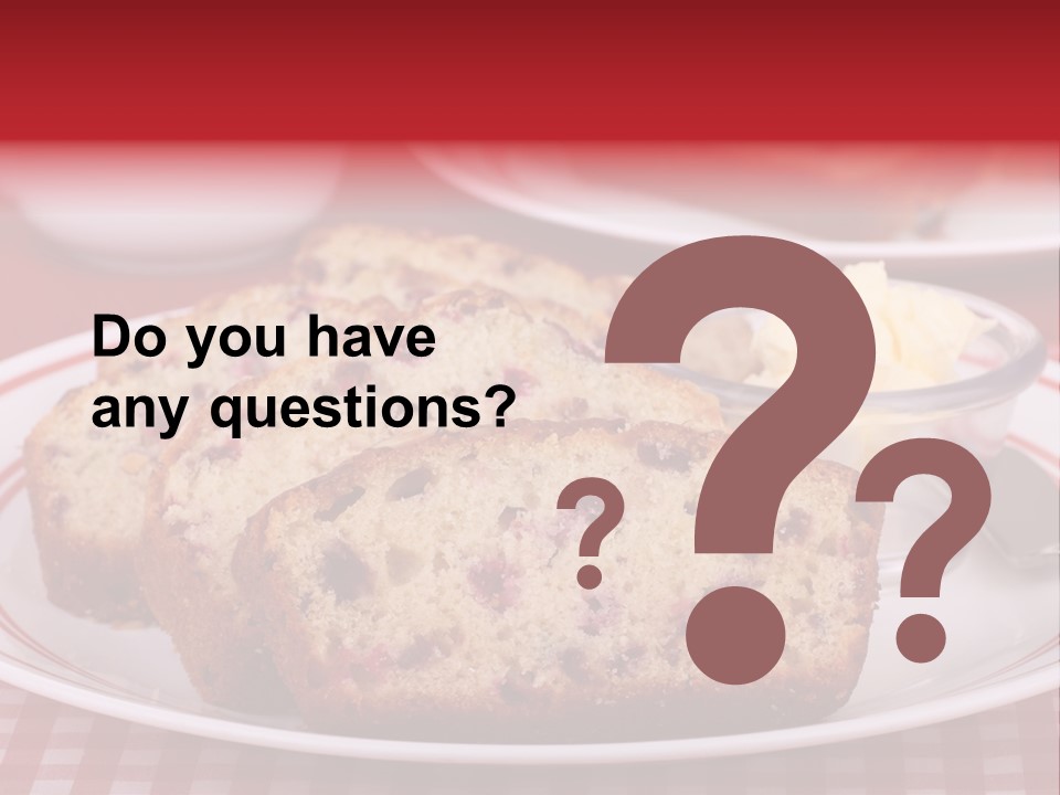 Sweet Plate Snack PowerPoint Template