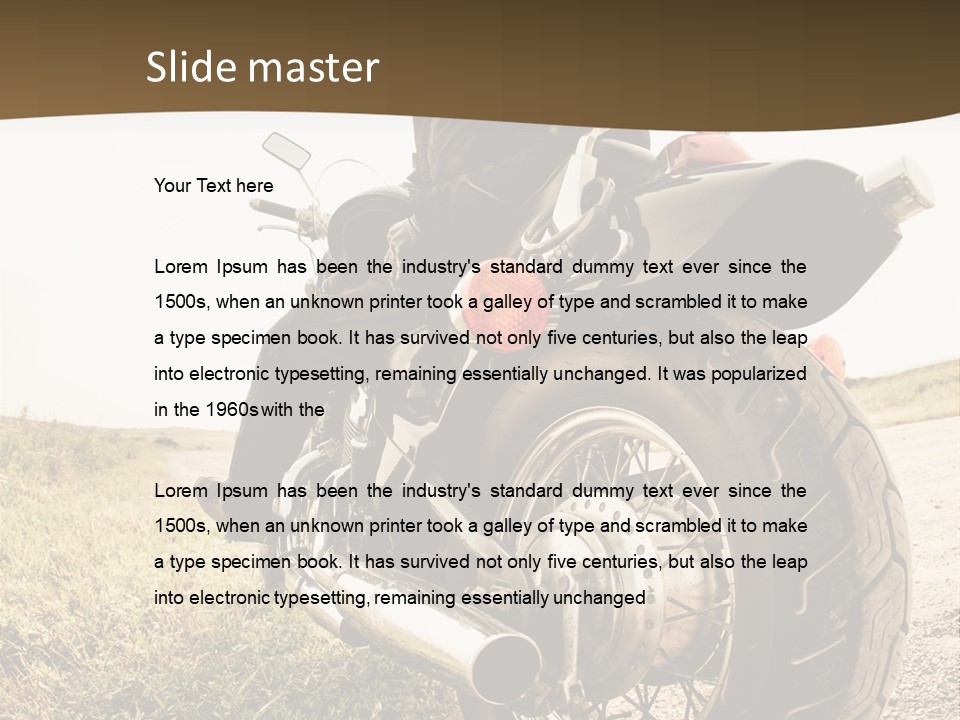 Race Road Speedometer PowerPoint Template