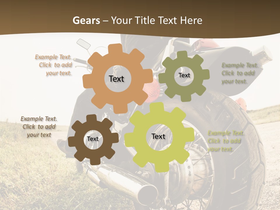 Race Road Speedometer PowerPoint Template