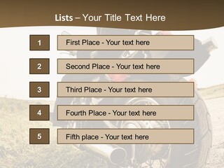 Race Road Speedometer PowerPoint Template