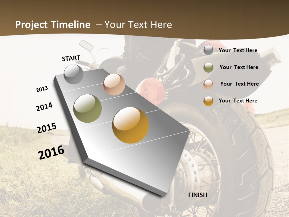 Race Road Speedometer PowerPoint Template