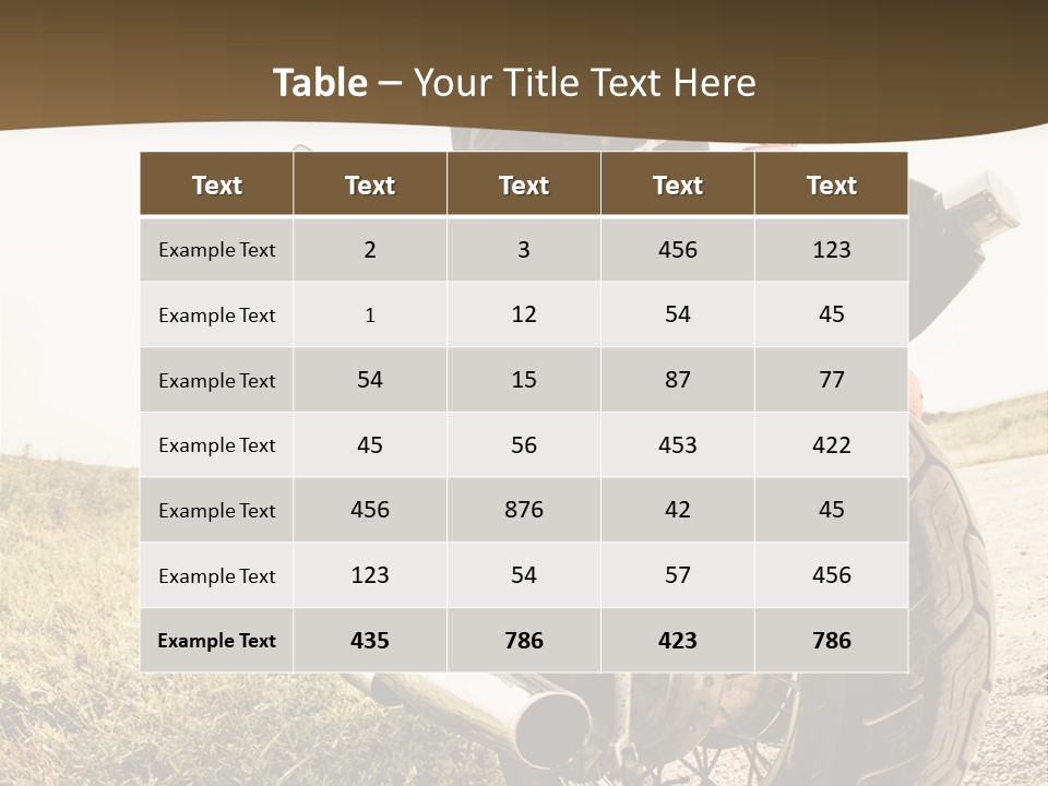 Race Road Speedometer PowerPoint Template