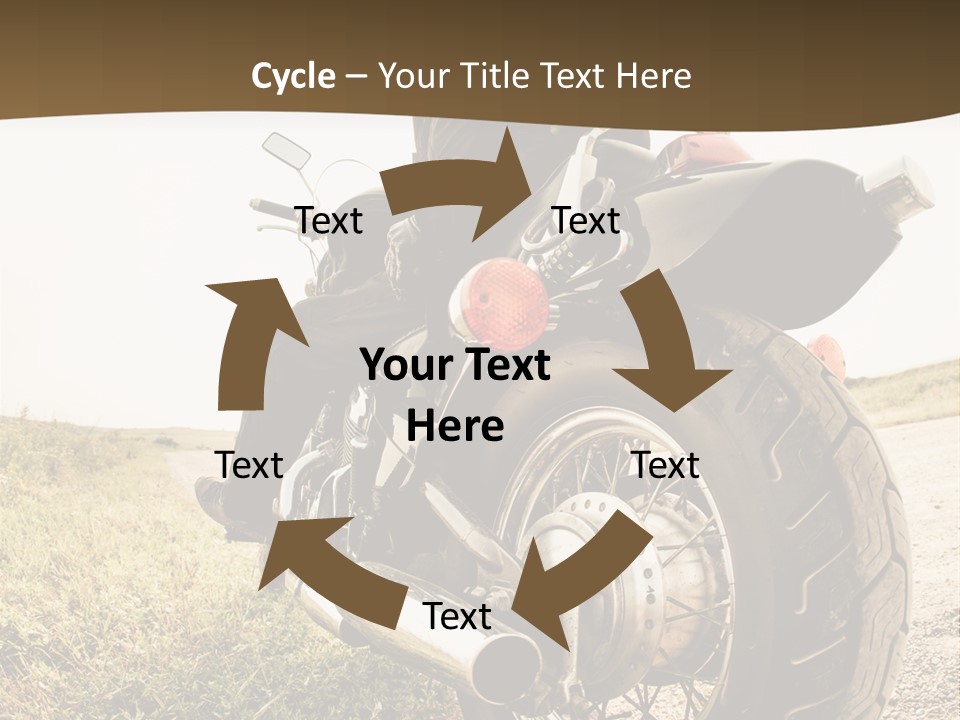 Race Road Speedometer PowerPoint Template