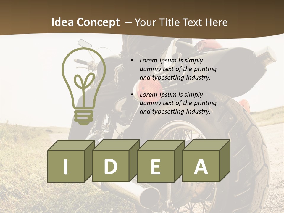 Race Road Speedometer PowerPoint Template
