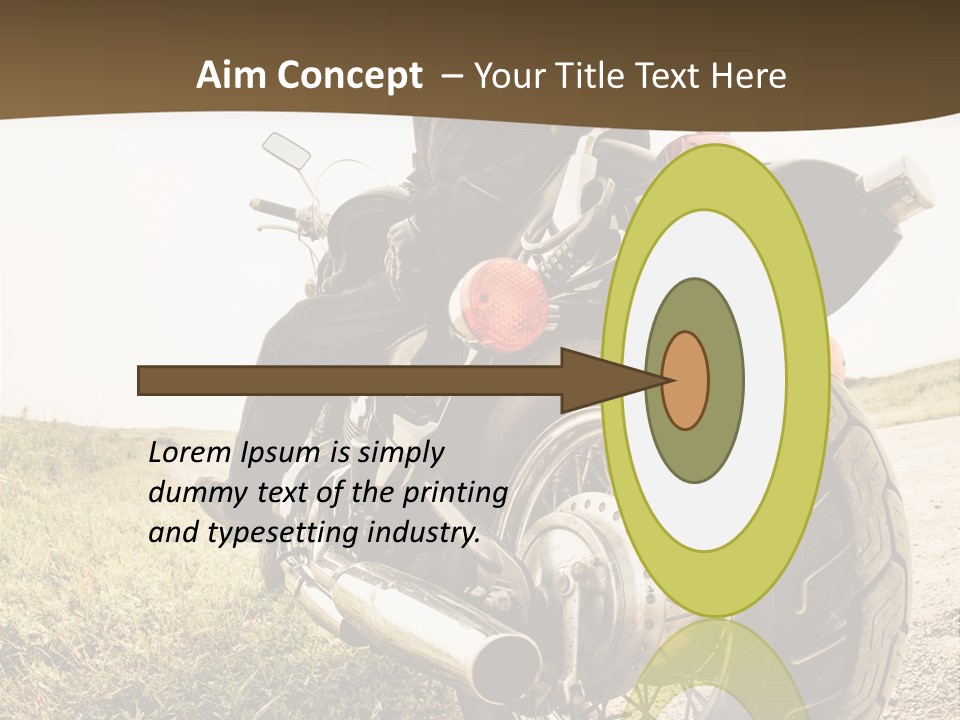 Race Road Speedometer PowerPoint Template