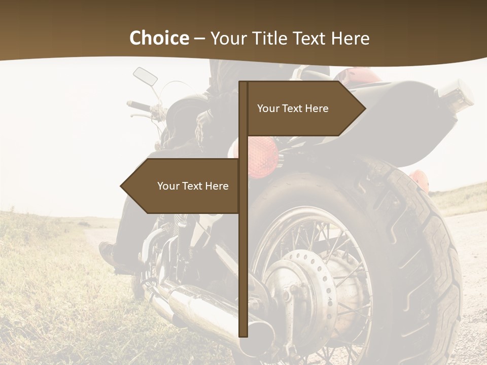 Race Road Speedometer PowerPoint Template