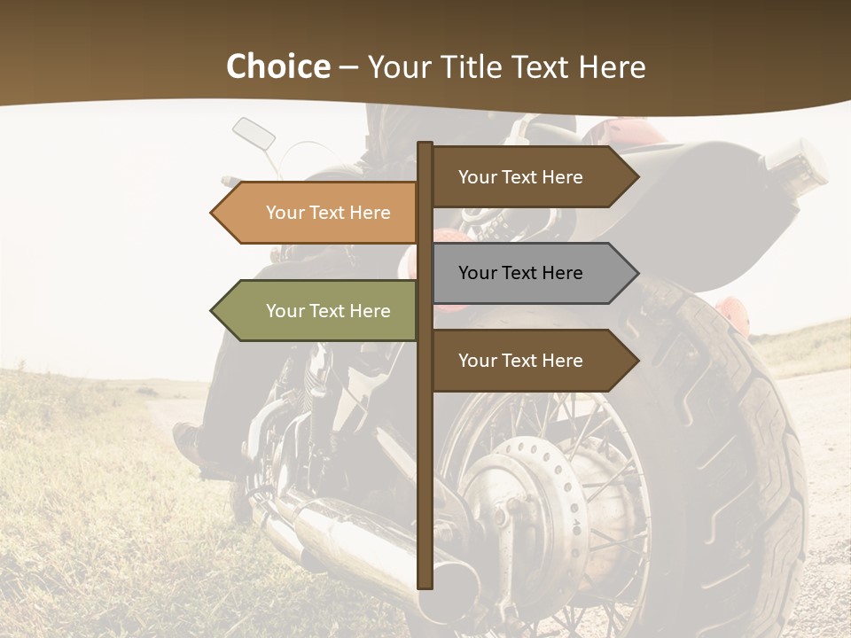 Race Road Speedometer PowerPoint Template