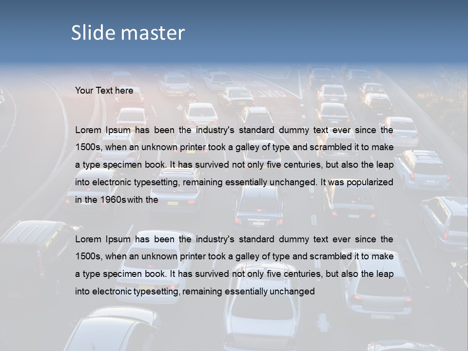 Stress Smog Rush PowerPoint Template