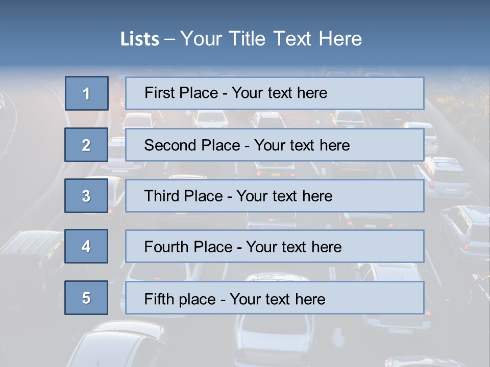 Stress Smog Rush PowerPoint Template