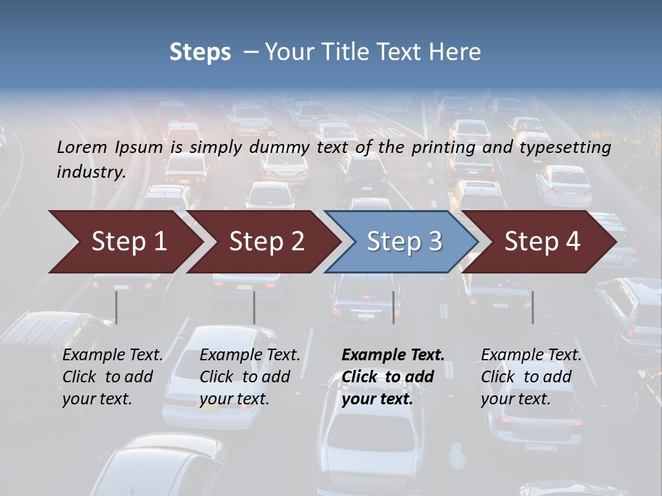 Stress Smog Rush PowerPoint Template