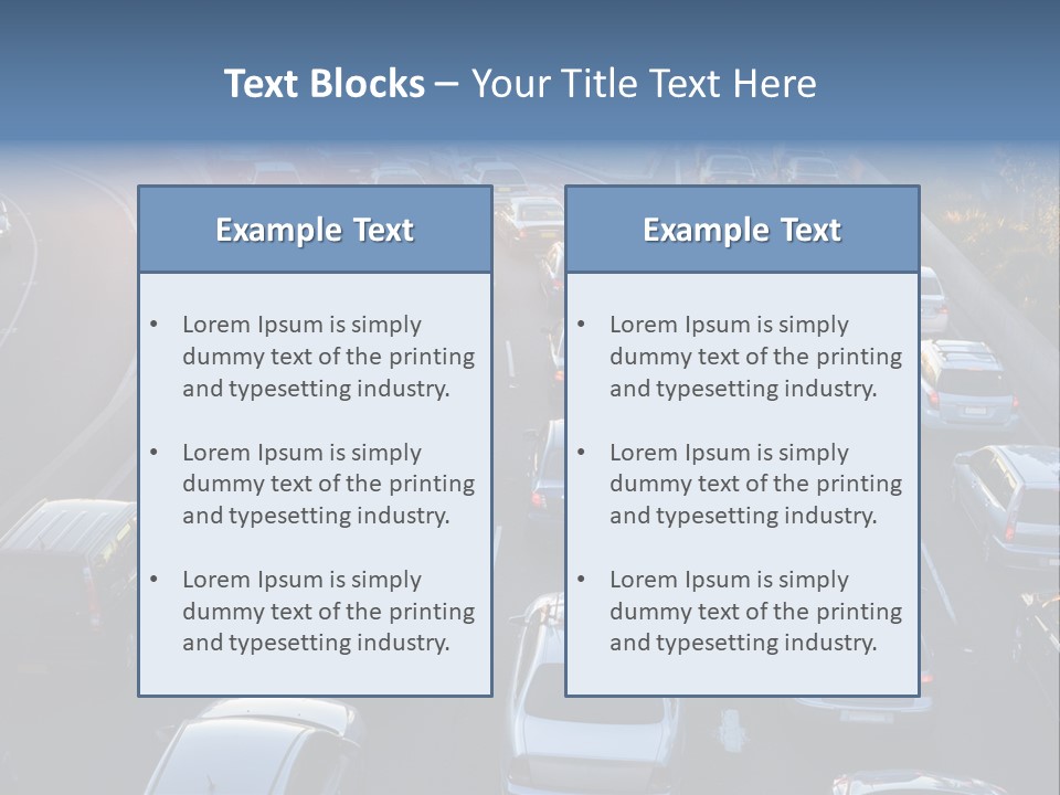 Stress Smog Rush PowerPoint Template