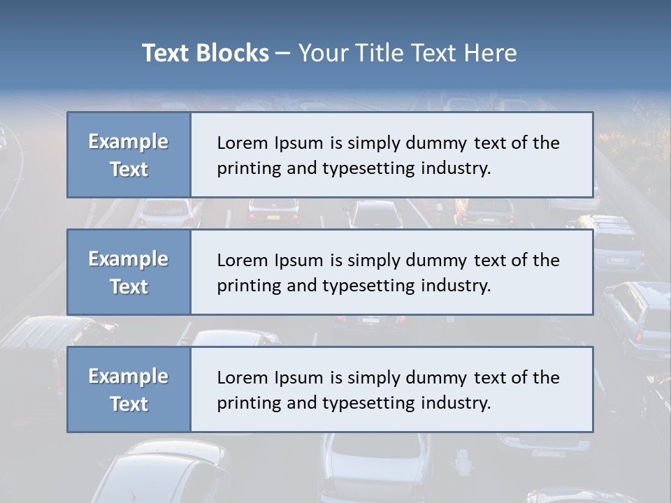 Stress Smog Rush PowerPoint Template