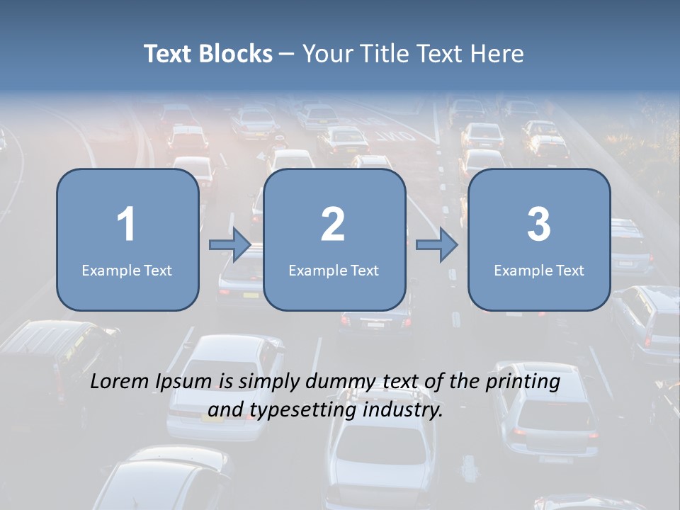 Stress Smog Rush PowerPoint Template