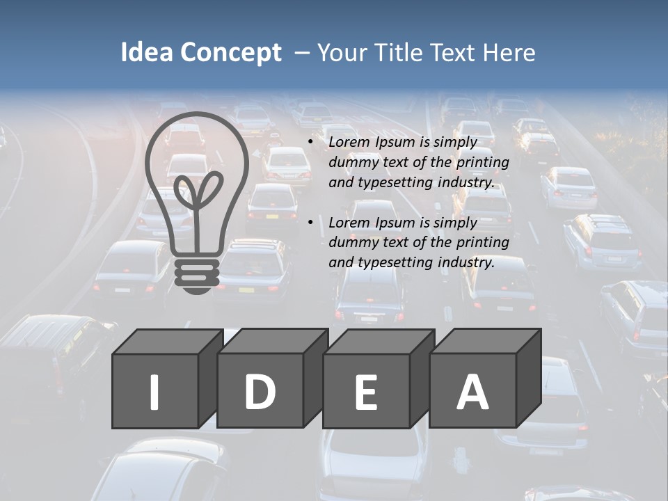 Stress Smog Rush PowerPoint Template