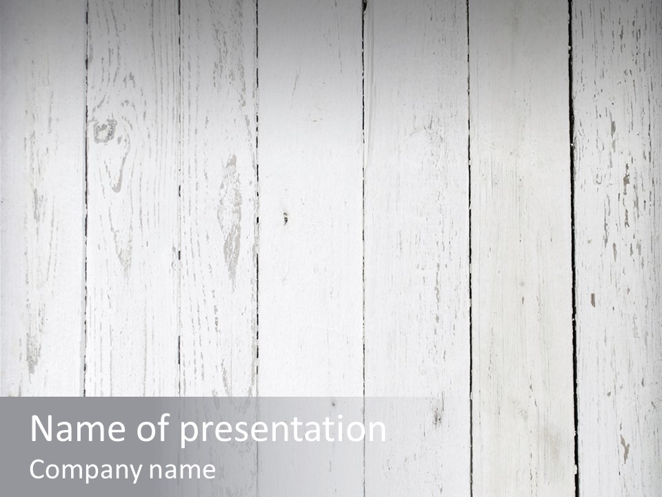 Grungy Design Timber PowerPoint Template