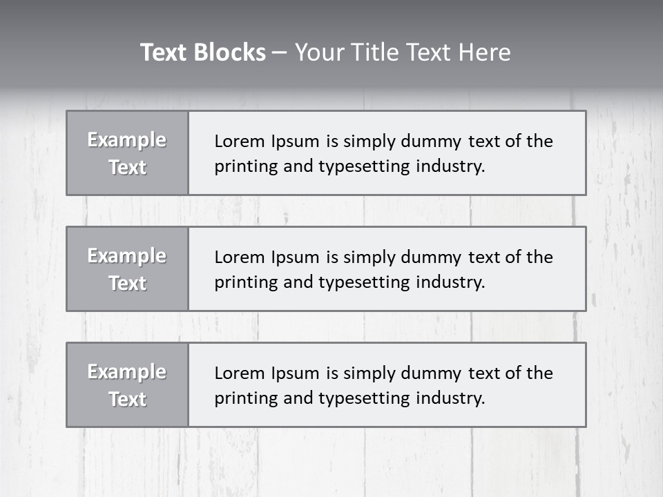 Grungy Design Timber PowerPoint Template