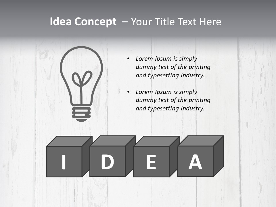 Grungy Design Timber PowerPoint Template