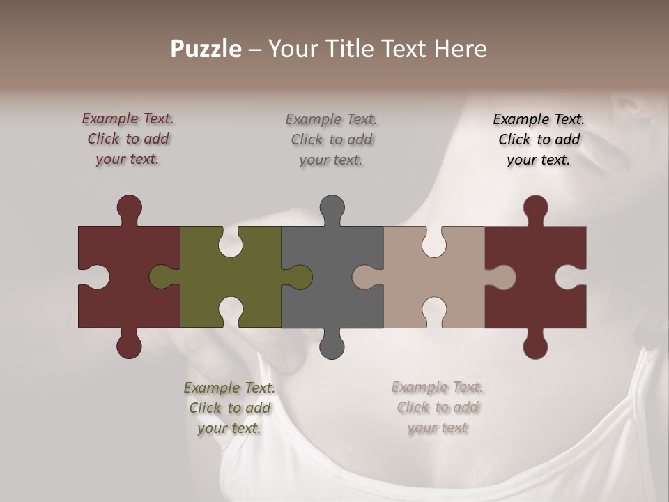 Pain Depression Abused PowerPoint Template