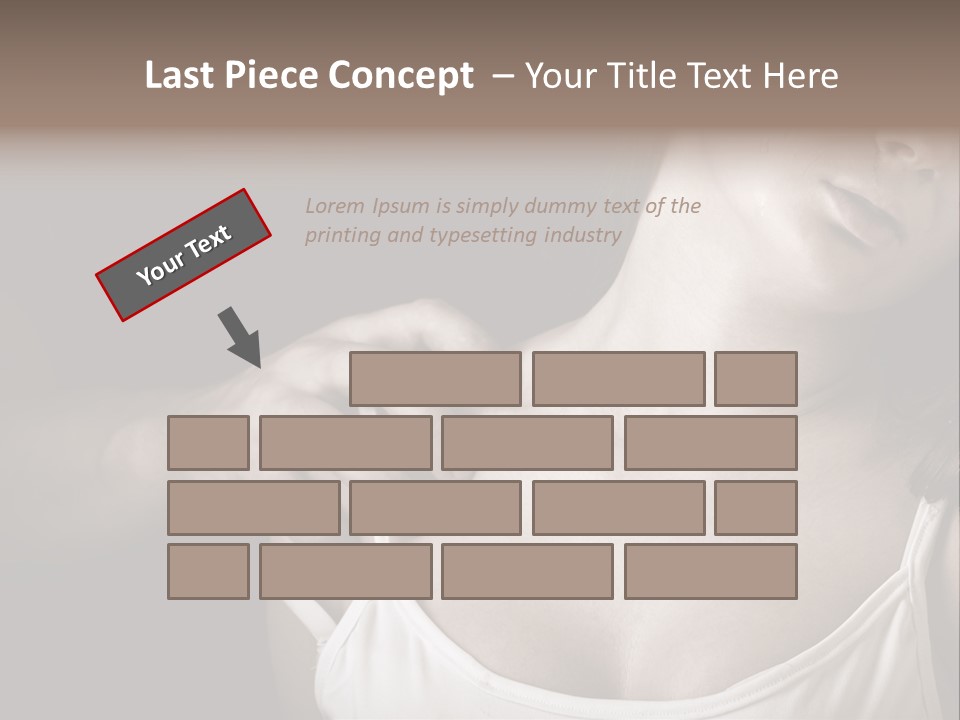 Pain Depression Abused PowerPoint Template