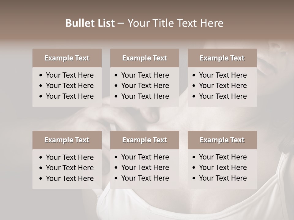 Pain Depression Abused PowerPoint Template