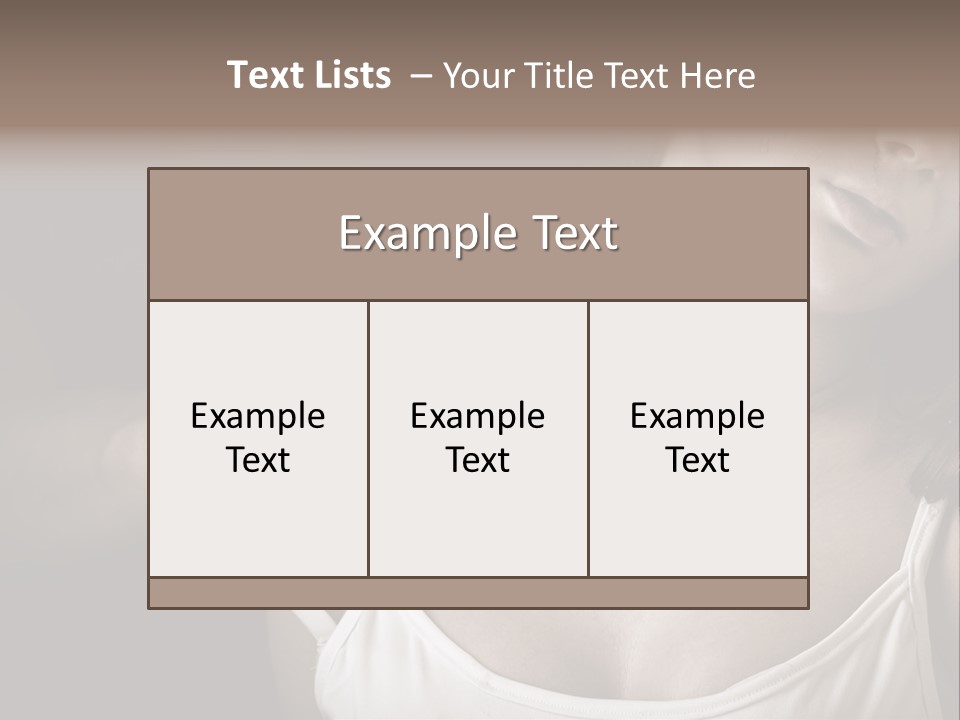 Pain Depression Abused PowerPoint Template