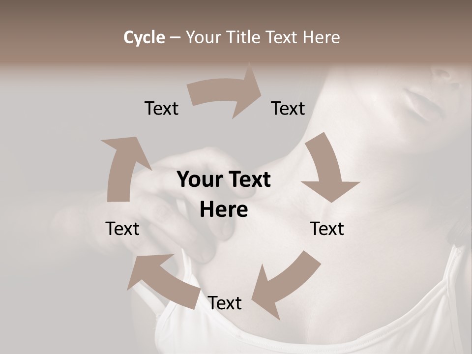 Pain Depression Abused PowerPoint Template