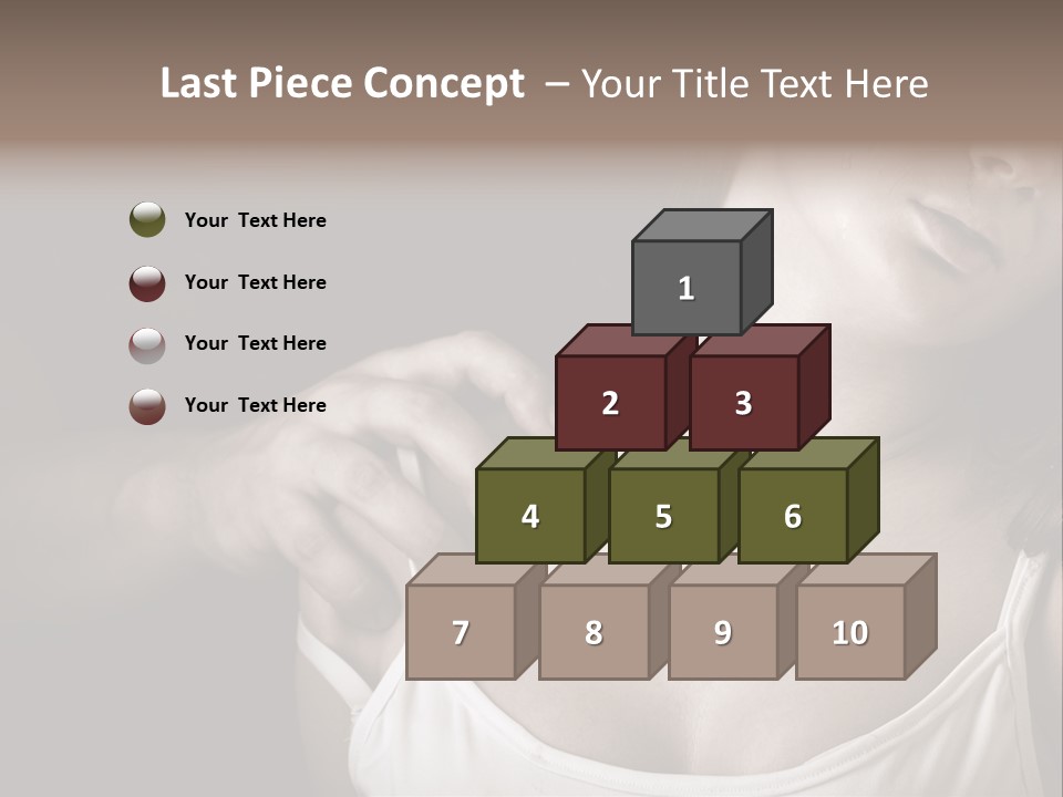 Pain Depression Abused PowerPoint Template