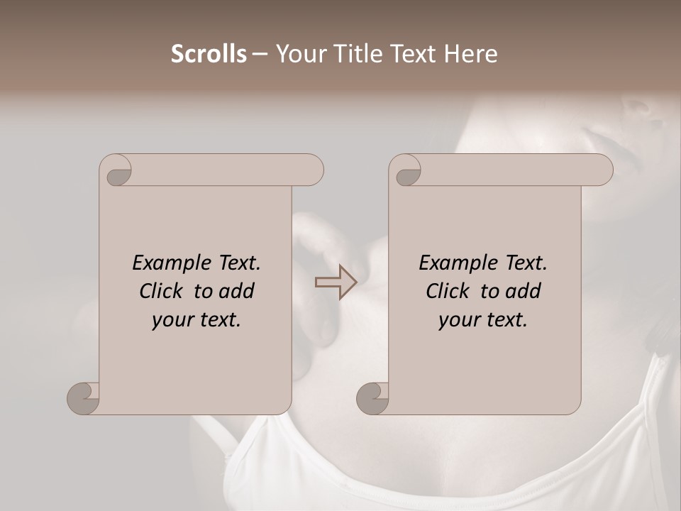 Pain Depression Abused PowerPoint Template