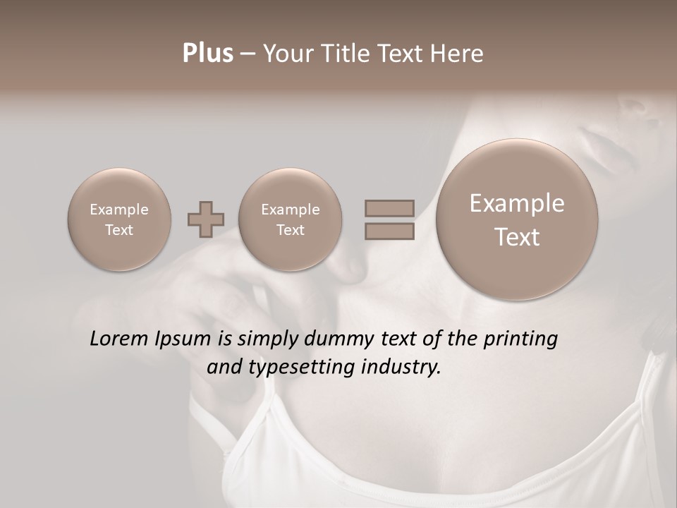 Pain Depression Abused PowerPoint Template